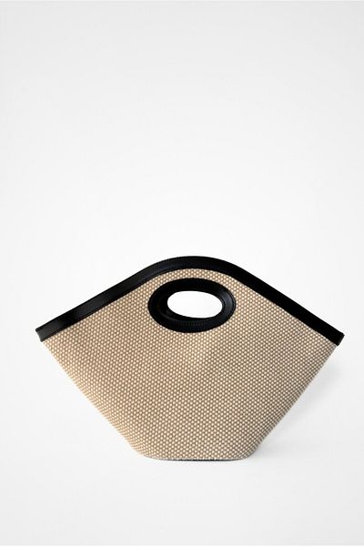 Yuka Atelier Sandra Canvas Cross Strap Handbag