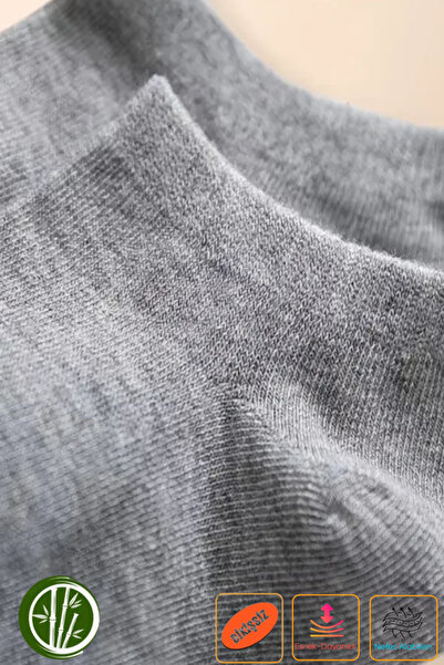 Esinti Γυναικείες κάλτσες μπαμπού sneaker μονές | Άνευ ραφής, Αόρατο, Αρωματικό, Μαλακό Πλύσιμο