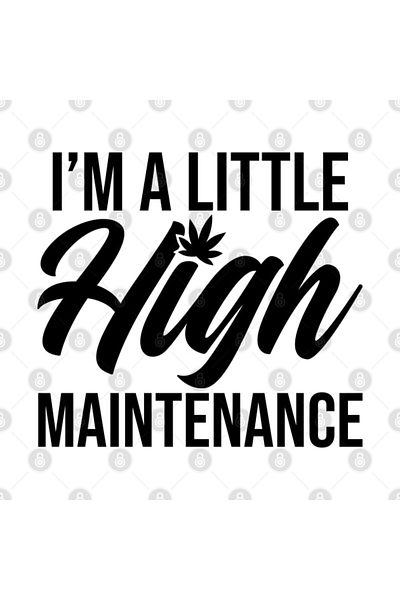 Pixxa I'M a Little High Maintenance Mug