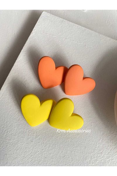 aayak&kabımofficial New Season Heart Earrings – the Elegance of Love on Your Ears