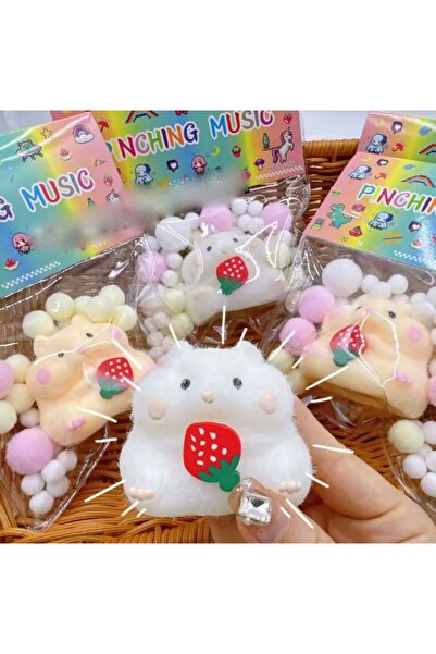 NB market Hamster Sukuşi Yumoş Jel Stres Oyuncağı fare Model Squishy Elastik ...