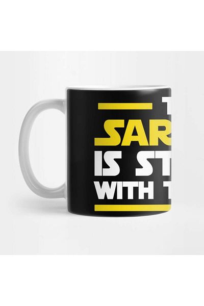 Pixxa The Sarcasm Is Strong with This One - Star Wars Mug