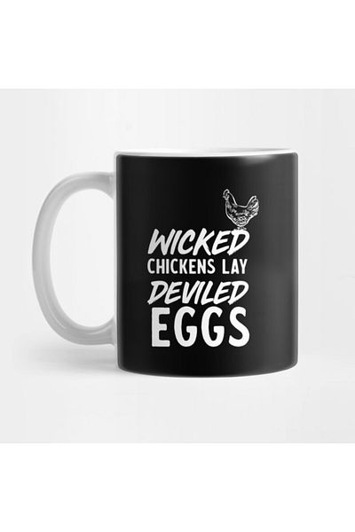 Pixxa Wicked Chickens Deviled Eggs Mug Cup