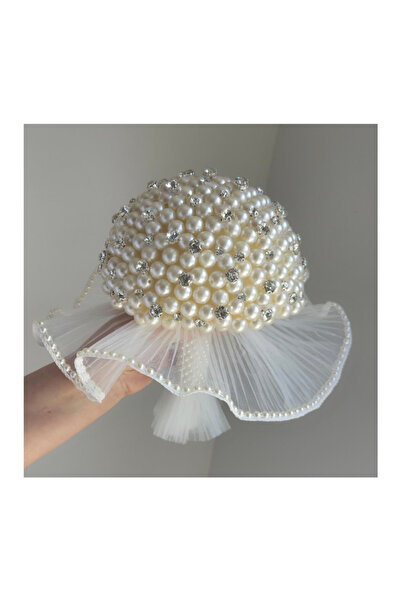 Sosyete shop Lüks ,trend, inci ve taşlar piliseli incili gelin buketi,gelin ç...