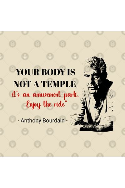 Pixxa Anthony Bourdain Quote Mug Cup