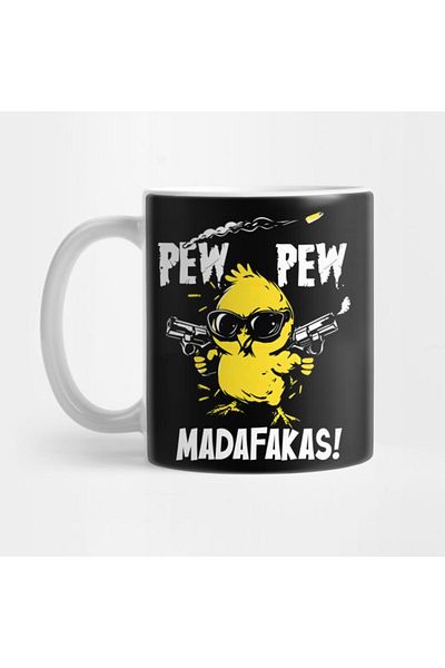 Pixxa Pew Pew Madafakas - Dangerous Chick - Funny Mug Cup