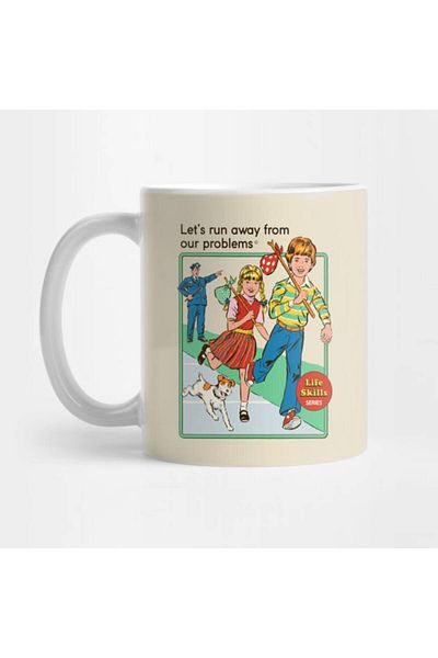 Pixxa Let's Escape Our Problems Mug