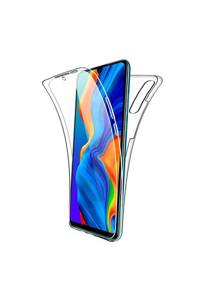 OEM Carcasă din silicon 360 (față+spate) pentru iPhone X - Transparentă