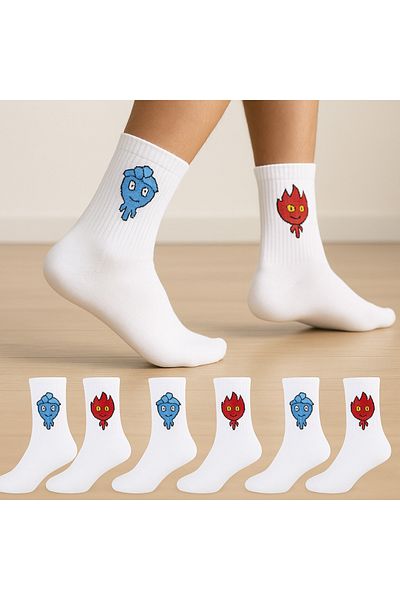 WORTHY SOCKS 4 Pack Character College Socks