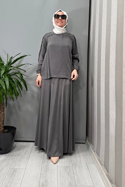 MissWhence Basic Blouse Gray 37004