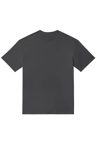 VBSVİBES Rooster Printed Smoked Cotton T-Shirt - Oversize Crew Neck Short Sleeve T-Shirt