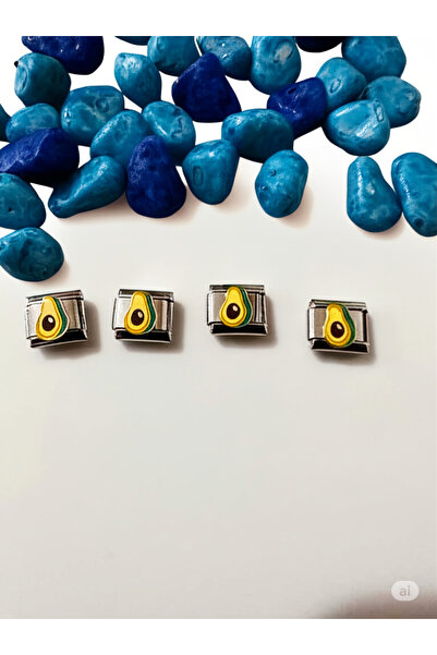 Luxmon Avocado Figured Italian Bracelet Charm Only the Charm Is Sent