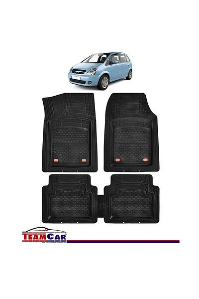 TEAMCAR Covorase Auto TeamCar® Tip Tavita Opel Meriva A (2003-2010) Negru