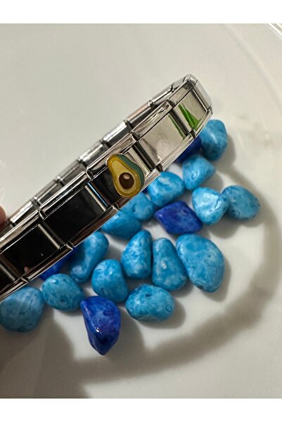 Luxmon Avocado Figured Italian Bracelet Charm Only the Charm Is Sent