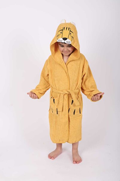 Lavin 100% Cotton Animal Figure Hooded Girl's and Boy's Bathrobe