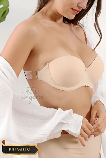 red iç giyim Στράπλες Διαφανές Σουτιέν - Στήριγμα και Κατάλληλο για Γάμο/Αρραβώνα/Χένα