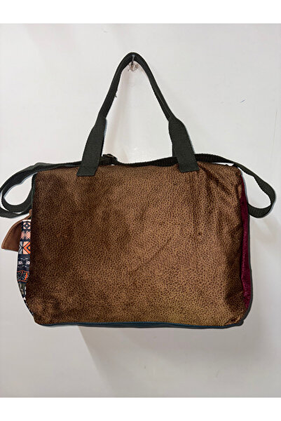 Street Bag Patchwork Etnik Otantik Bohem Omuz Çantası El Çantası Günlük Kullanım Seyehat Kullanım Postacı Çanta