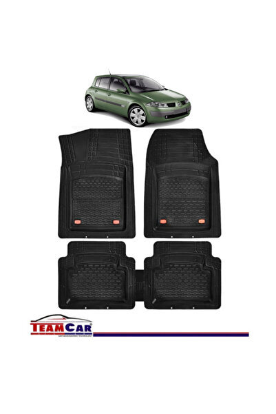 TEAMCAR Covorașe auto tip tavă compatibile cu Renault Megane II Hatchback (20...