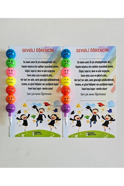 SOFT 20 Adet Mezuniyet temalı Yumurtlayan kurşun kalem