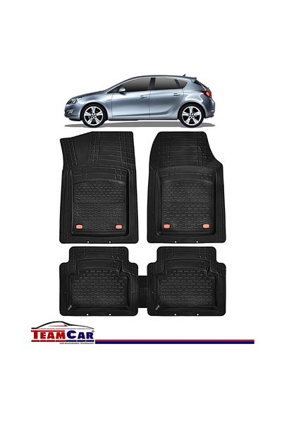 TEAMCAR Covorase Auto ® Tip Tavita Opel Astra J (2009-2015) Negru