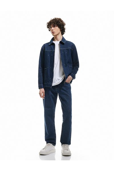 Koton New Season Regular Waist Cotton 90's Slim Fit Jean Trousers - Howland Jean