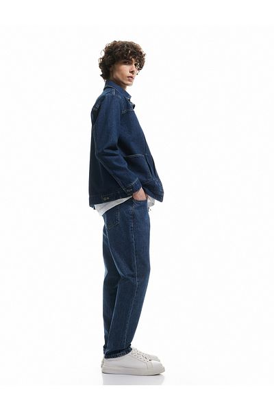 Koton New Season Regular Waist Cotton 90's Slim Fit Jean Trousers - Howland Jean