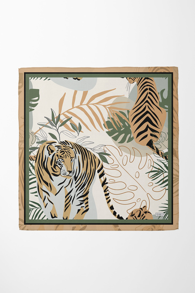 Sozakko وشاح نسائي من قماش التويل النباتي من Wild Whisper