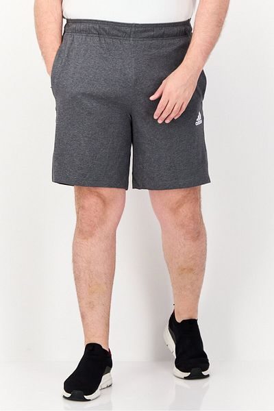 adidas Men Sportswear Fit Brand Logo Training Shorts, Dark Grey Heather