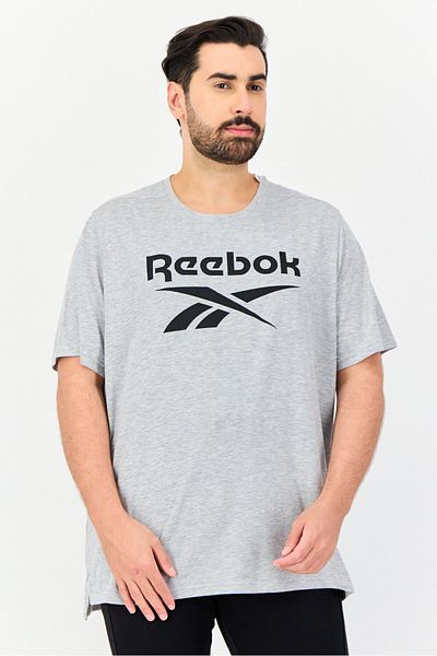 Reebok Men Sportswear Fit Short Sleeve Training T-shirt, Grey