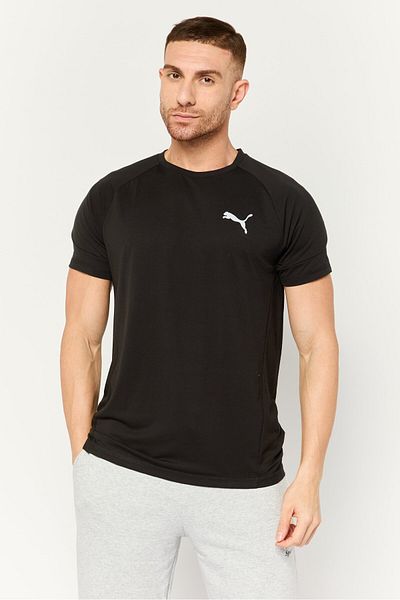 Puma Men Sportswear Fit Short Sleeves Outdoor T-Shirt, Black