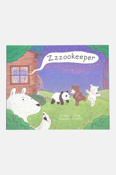 Dr Hutton MD Zzzookeeper Hardcover Picture Book, Green/Blue