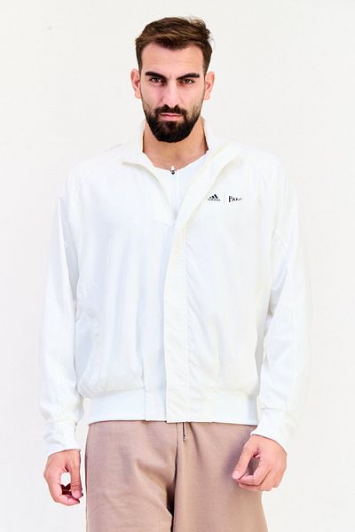 adidas Adidas x Parley Men Sportswear Fit Long Sleeve Outdoor London Jacket, Off White
