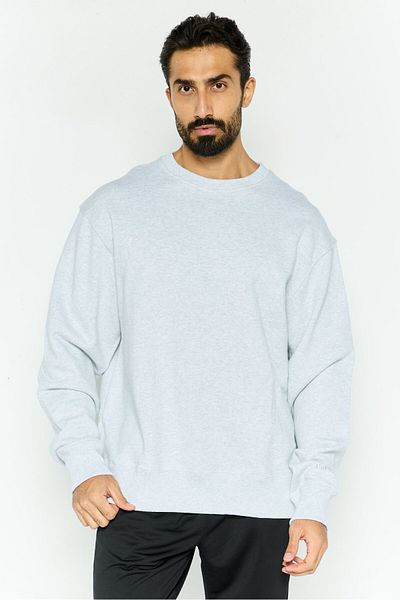 adidas Originals X Humanrace Men Sportswear Fit Long Sleeves Running Sweatshirt, Light Grey