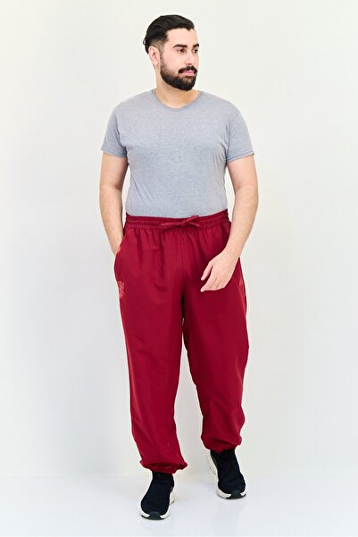 adidas Men Sportswear Fit Brand Logo Outdoor Sweatpants, Maroon