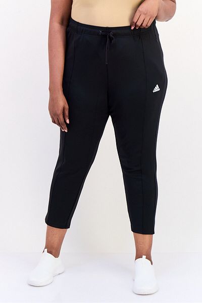 adidas Women Slim Fit Training Track Pants, Black