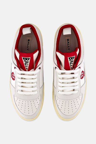 Bally Men Riweira Lace Up Casual Shoes, White