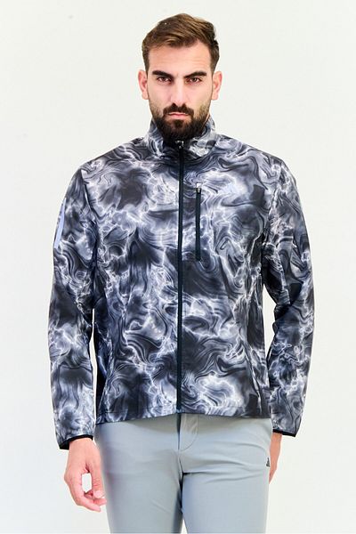 adidas Men Sportswear Fit Long Sleeve Outdoor Jacket, Multicolor