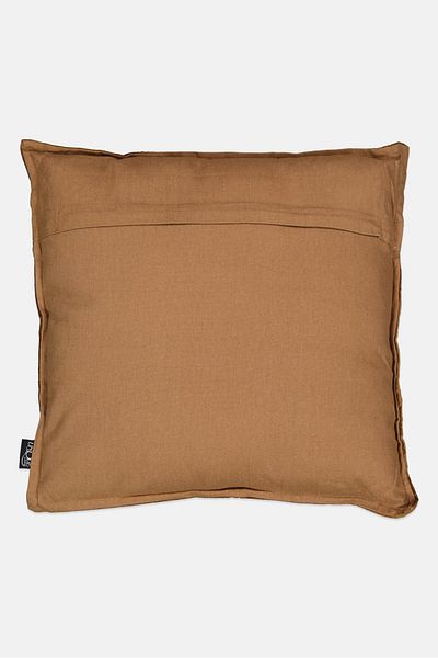 Unique Living Plain Wies Cushion, Brown