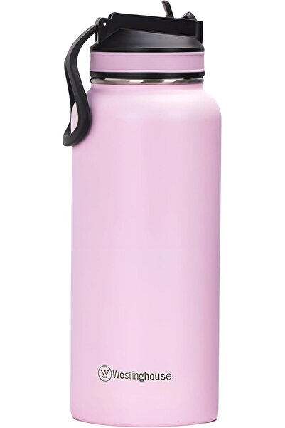Westinghouse 32oz Double Wall Stainless Steel Tumbler – Pink | Leak-Proof, Sw...