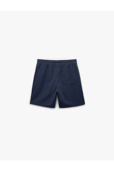 Koton New Season Cotton Pocket Detailed Bermuda Waist Lace up Shorts