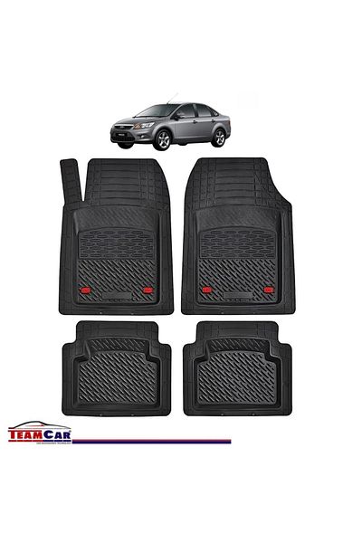 TEAMCAR Covorașe auto tip tavă ® compatibile cu Ford Focus Mk2 (2005–2011) - Sedan