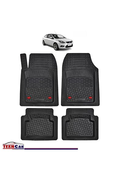 TEAMCAR Covorașe auto tip tavă ® compatibile cu Ford Focus Mk2 (2005–2011) - Hatchback