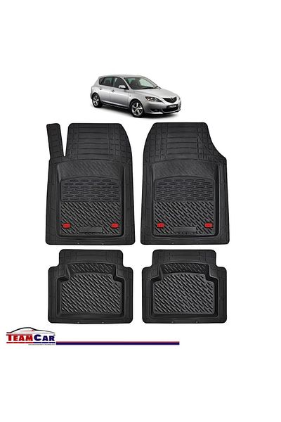 TEAMCAR Covorașe auto tip tavă compatibile cu Mazda 3 Bk (2003–2009) - Hatchback