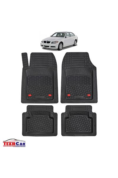 TEAMCAR Covorașe auto tip tavă BMW Seria 3 E90/e91/e92/e93 (2005–2013) Negre