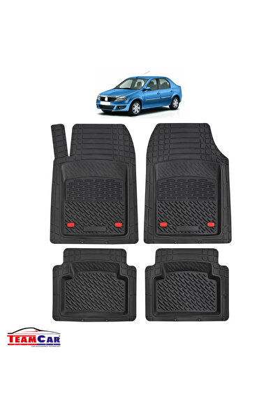 TEAMCAR Covorașe auto tip tavă compatibile cu Dacia Logan I (2004-2012) - Sedan