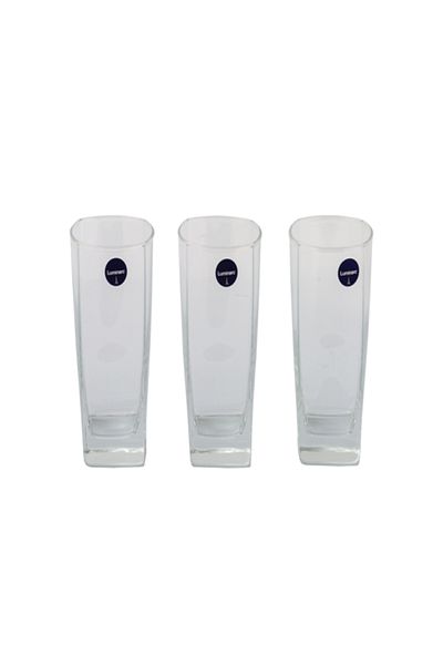 Luminarc 3-Piece Premium Quality Sterling Glass Tumblers Clear 330ml