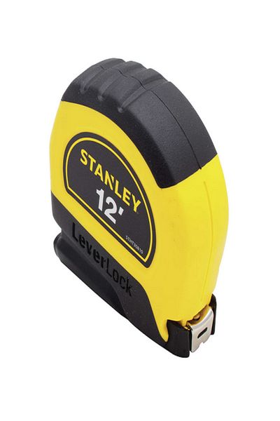 Stanley Leverlock Non-Marring Frictionless Base Tape Measure