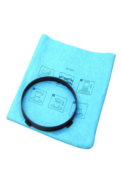 Stanley Reusable Filter with Clamp Ring for Wet/Dry Vacuums