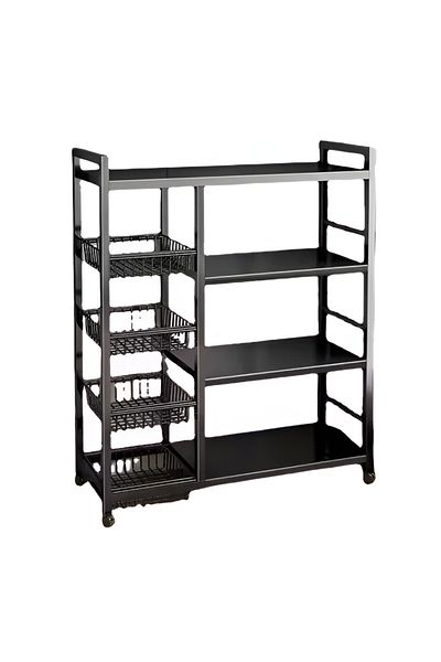 rexa Storage Shelf Racks Pallet Rack Kitchen Steel Storage Units Shelves Kitchen Rack 110X34X9 cm