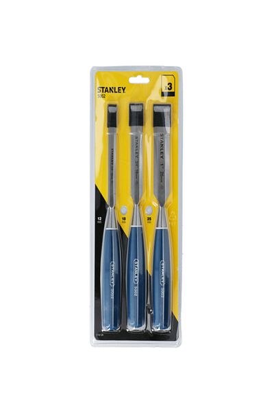 Stanley 5002 Series 3-Piece Wood Chisel Set